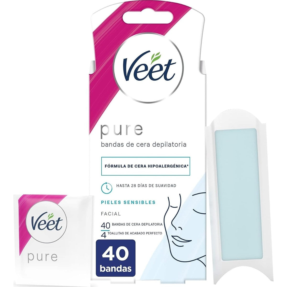 Veet Easy-Gel Waxbanden Normale Huid 20 stuks – Veet