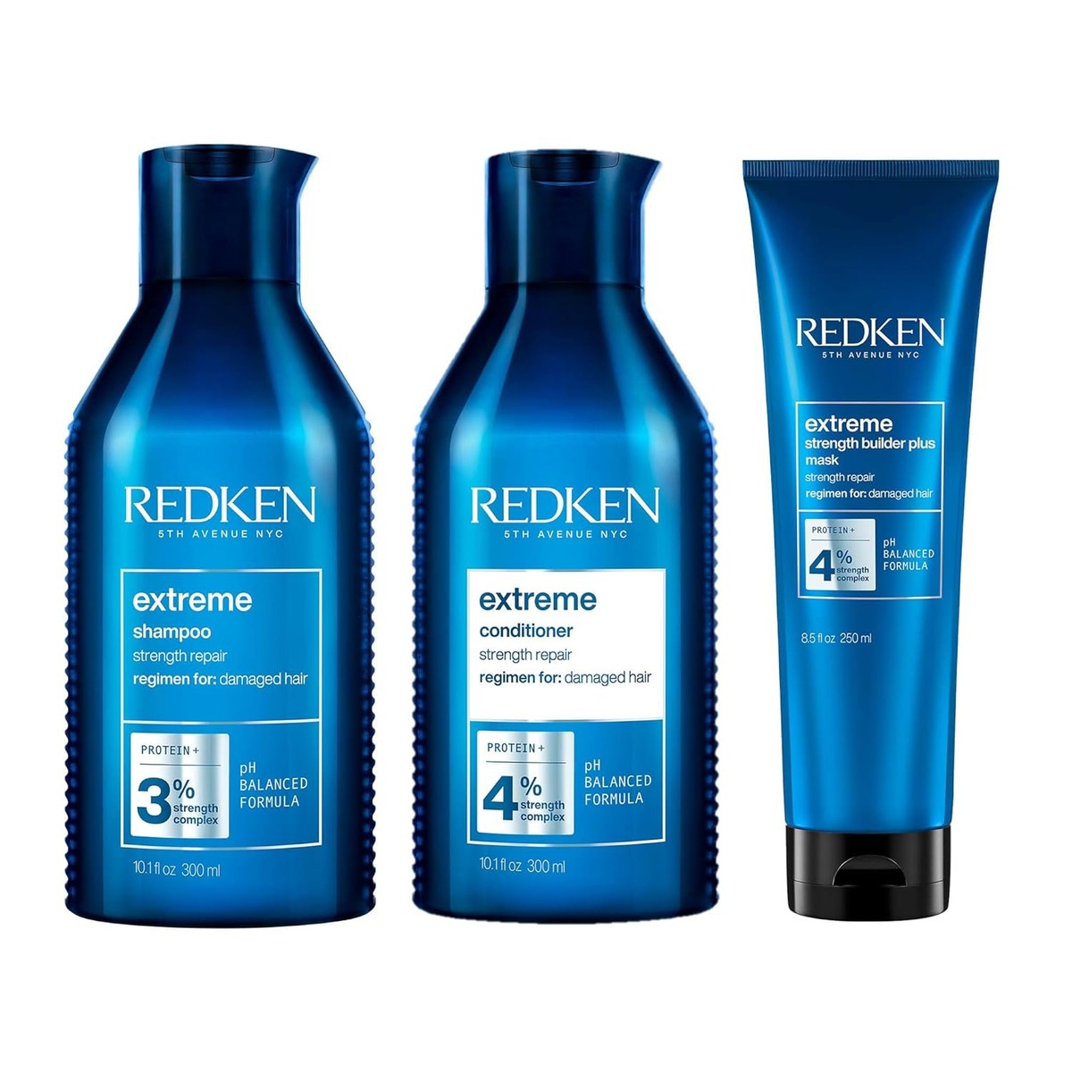Redken Extreme Verzorgingsset Shampoo, Conditioner en Masker 300 ml + 300 ml + 250 ml