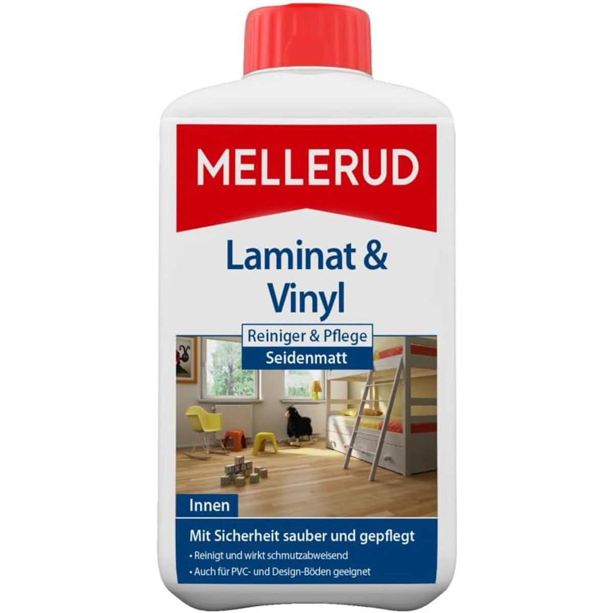 Mellerud Laminaat- & vinylreiniger & verzorging zijdemat 1,0 l – Mellerud