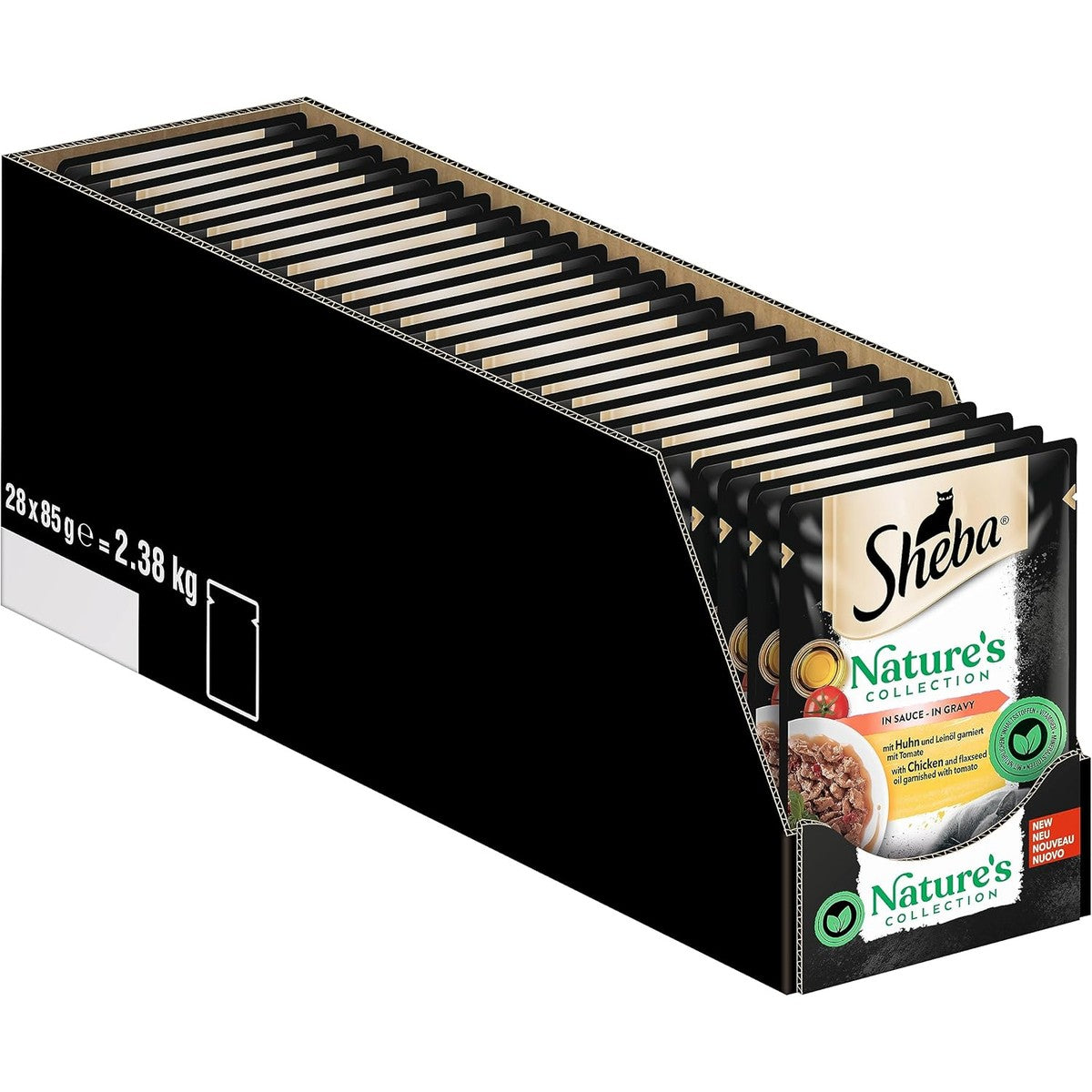 Sheba Nature's Collection natvoer kattenvoer kip 28 x 85 g