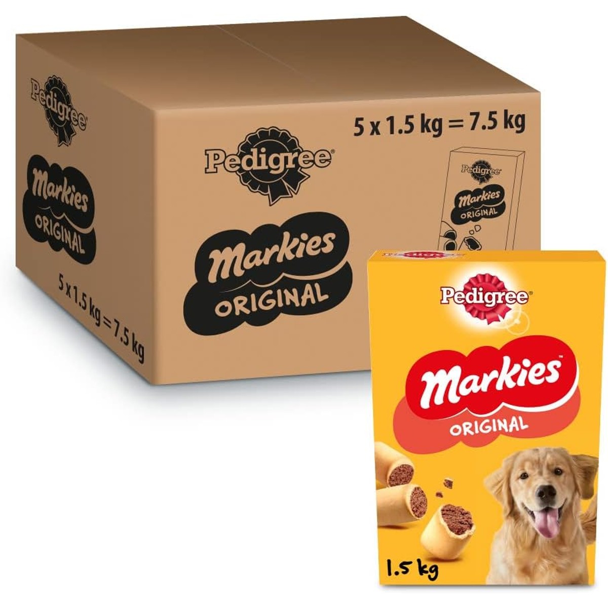 Pedigree Markies Hondenkoekjes met Tuethanische smaak (5 x 1,5 kg) – Pedigree
