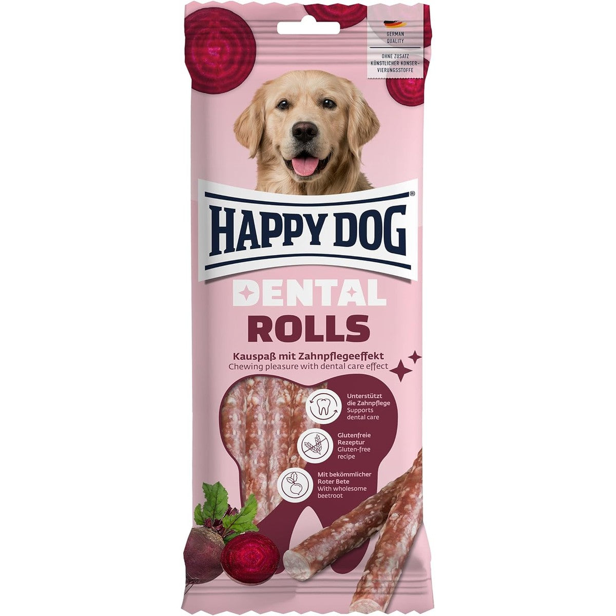 Happy Dog Dental Snacks Dental Rolls (148 g): 5 stuks per verpakking – Happy Dog