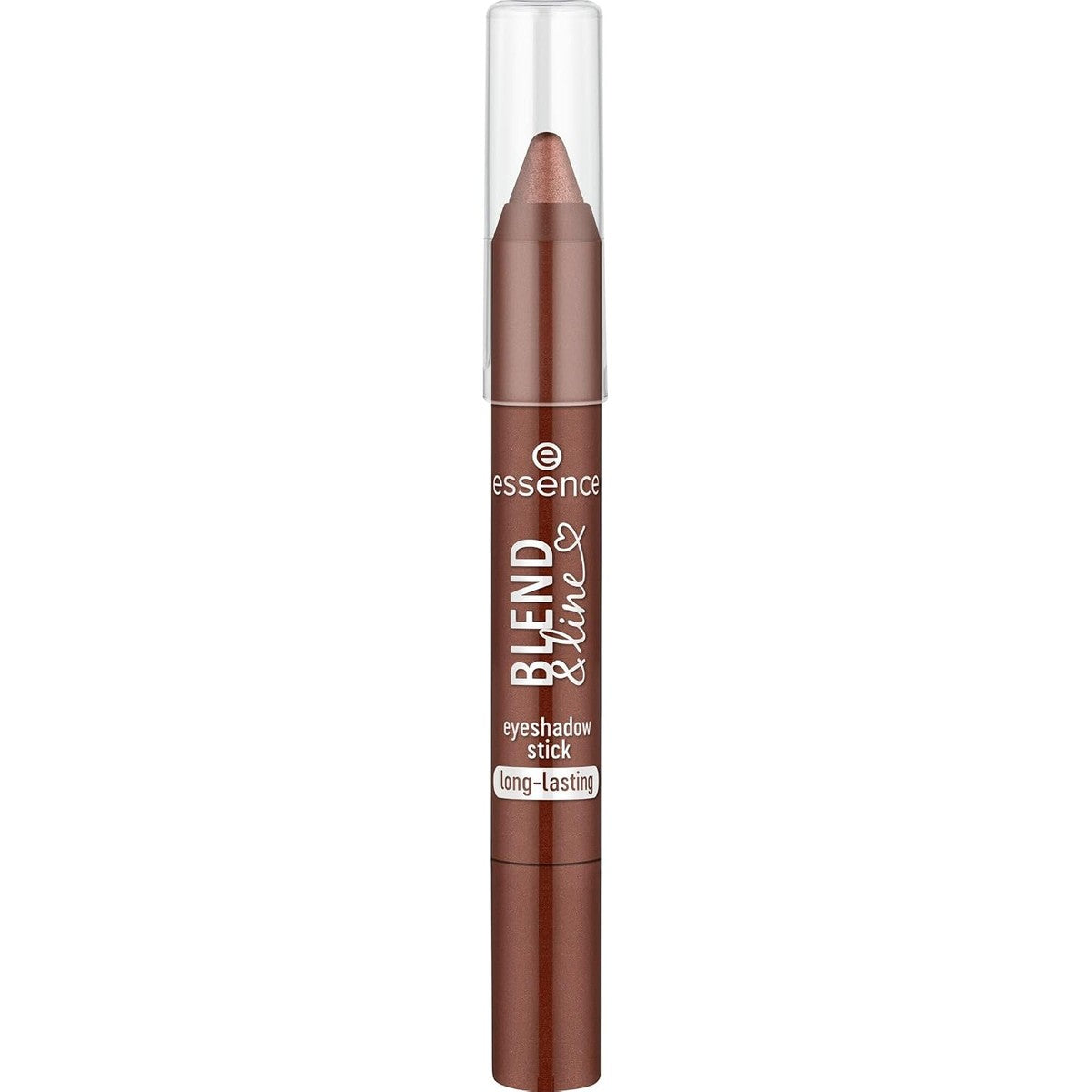 Essence Blend & Line Oogschaduw-stick, oogschaduw, nr. 04, bruin, langdurig, sterk gepigmenteerd, met oliën, veganistisch, zonder microplastic deeltjes, nanodeeltjes, zonder parfum, 1 stuk verpakt – Essence Cosmetics