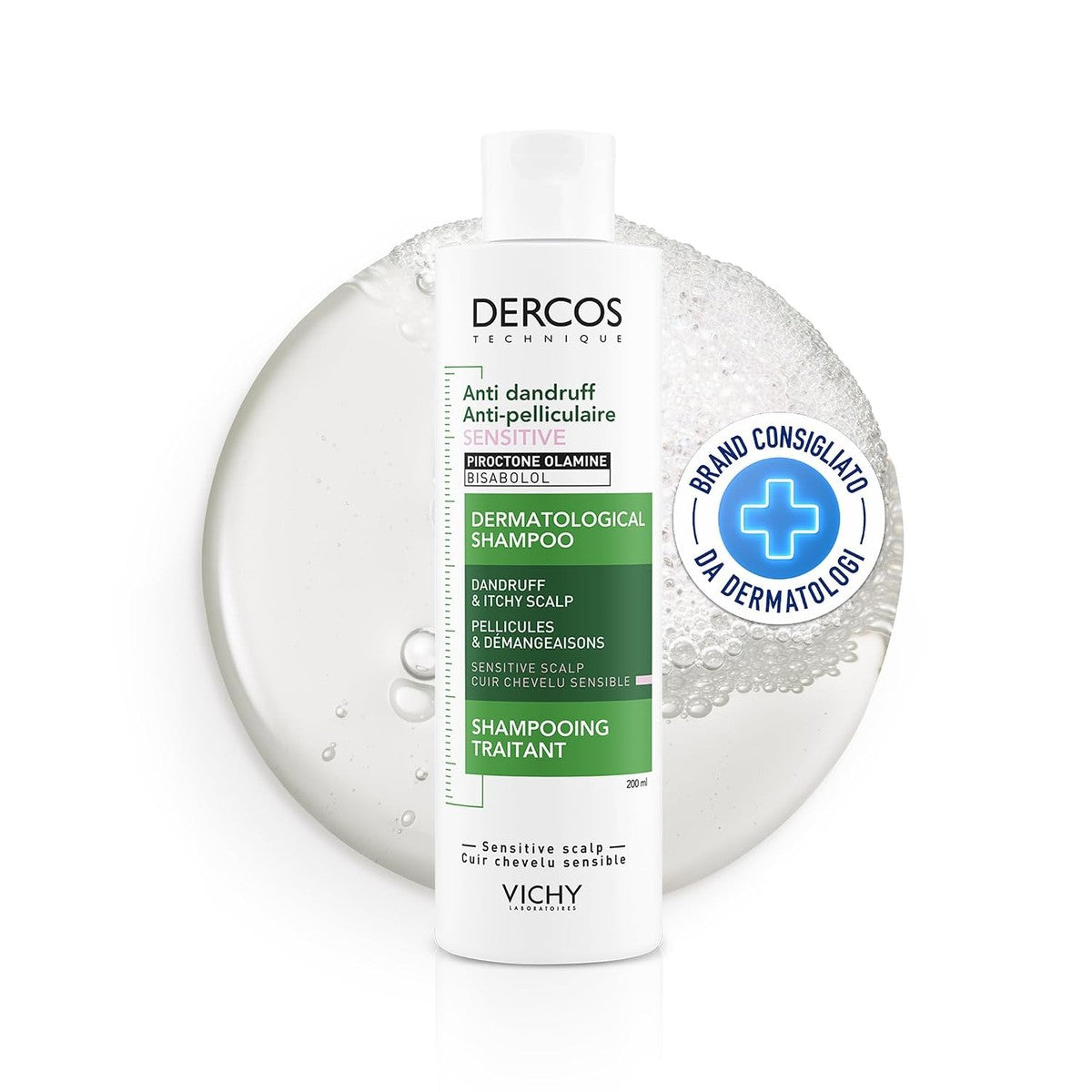 Vichy Dercos Sensitive Shampoo, 200 ml