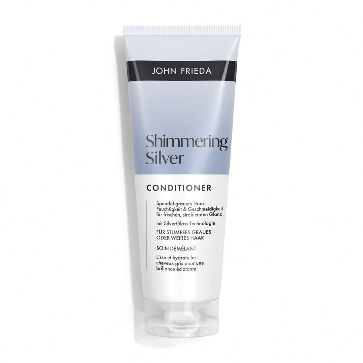 John Frieda Shimmering Silver - Zilver Conditioner - Inhoud: 250 ml - Voor dof grijs of wit haar – John Frieda