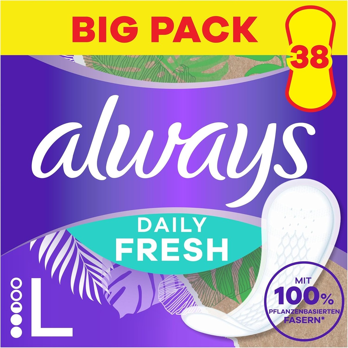 Always Daily Fresh Long Inlegkruisjes 38 stuks – Always