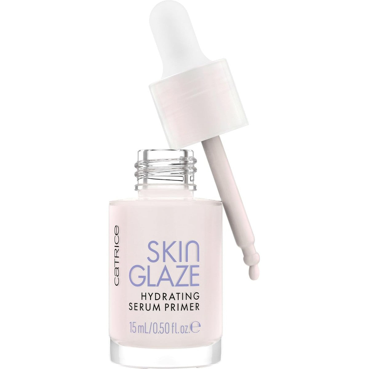 Catrice Skin Glaze Hydrating Serum Primer, gezichtsserum, hydraterend, primer, direct resultaat, stralend, veganistisch, olievrij, zonder parfum, zonder alcohol, per stuk verpakt (15 ml) – Catrice Cosmetics
