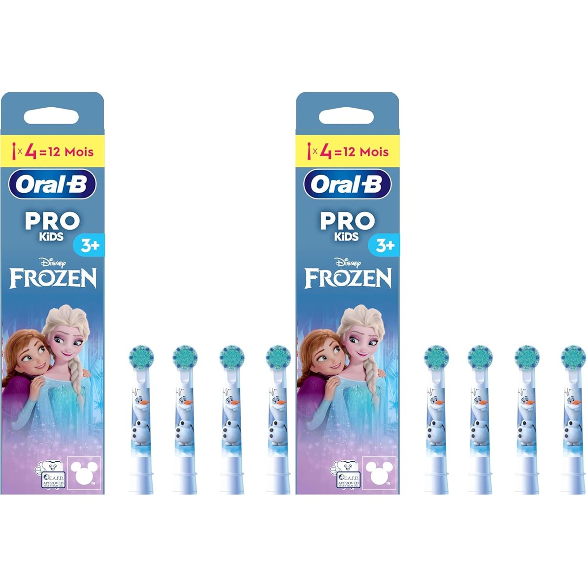 Oral-B Kids 3+ Disney Die Eiskönigin opzetborstels 4 stuks – Oral-B