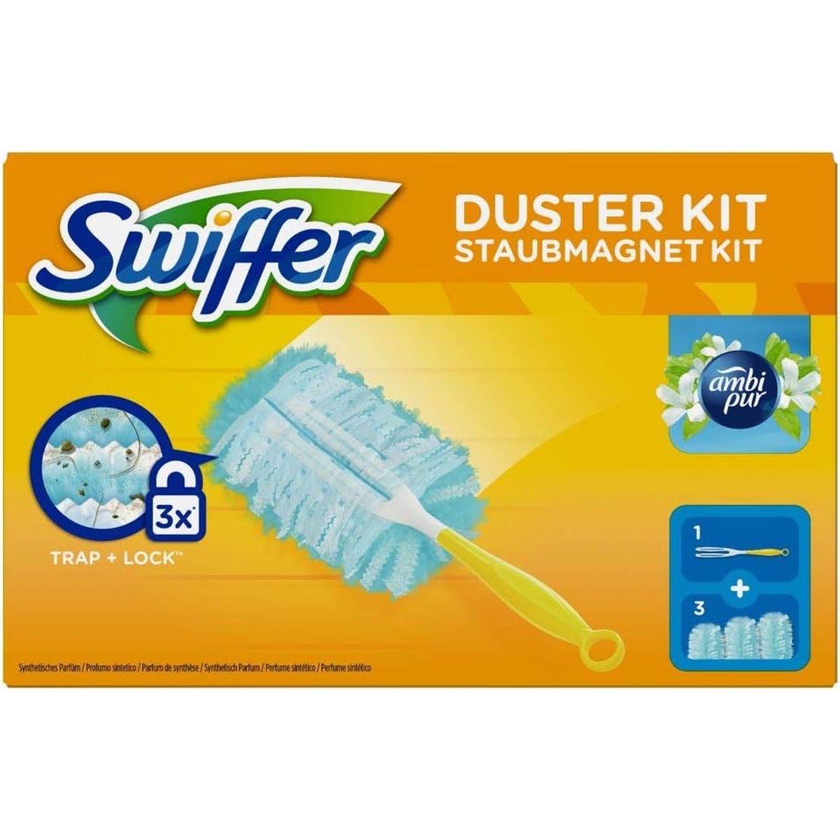 Swiffer Fabreze Duster Starter Kit groen Ambi-pur 1 + 3 – Swiffer