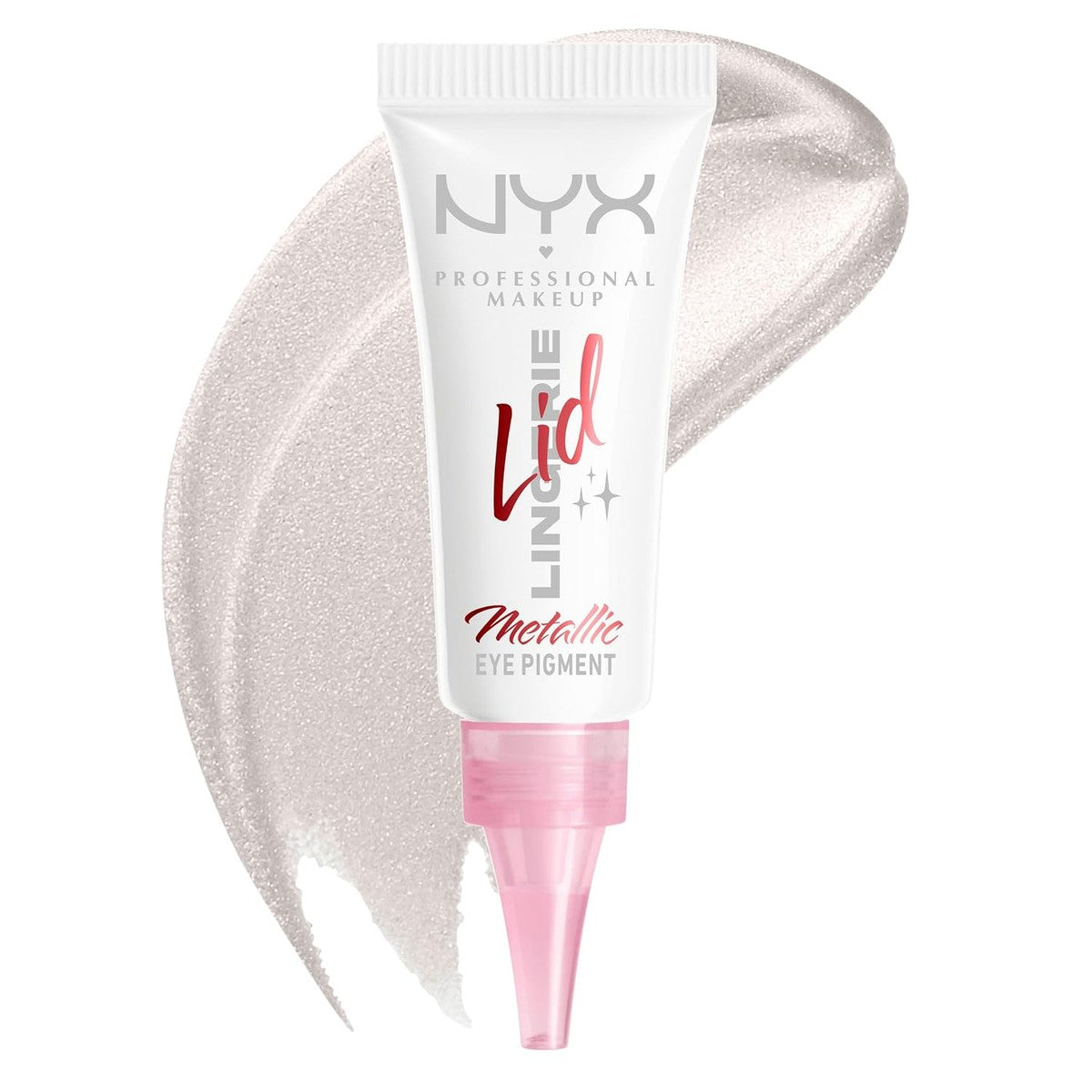 NYX Professional Makeup Lid Lingerie Cream Eye Pigment, Eyeshadow, Up to 24H Wear, Satin Silver – NYX PROFESSIONAL MAKEUP