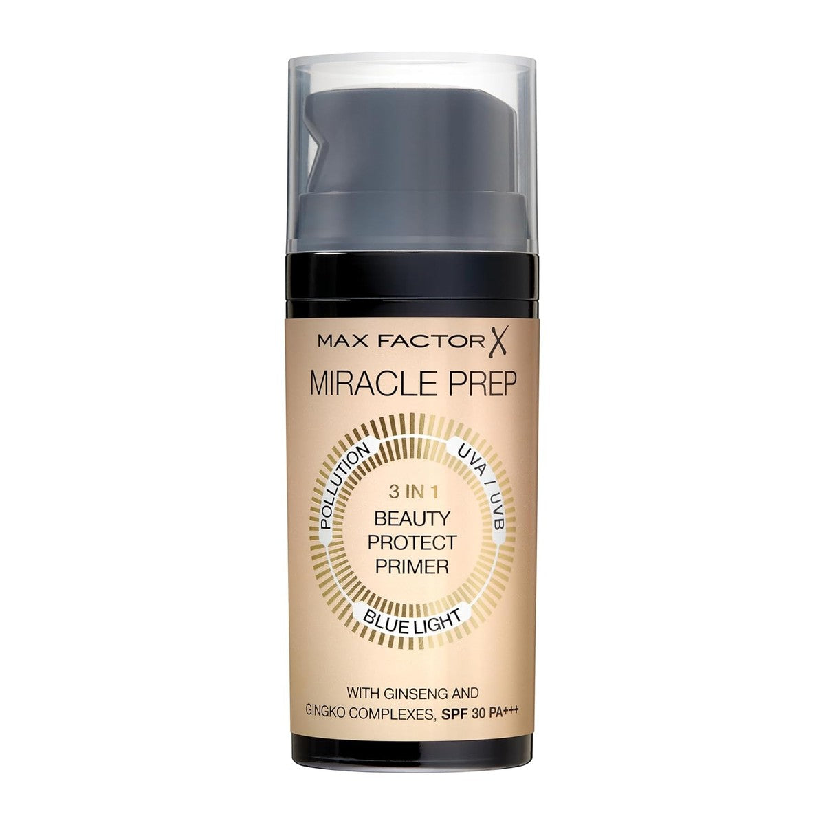 Max Factor Miracle Prep Beauty Protect Primer, 3-in-1, met SPF en beschermt tegen UVA/UVB-stralen, 30 ml – Max Factor