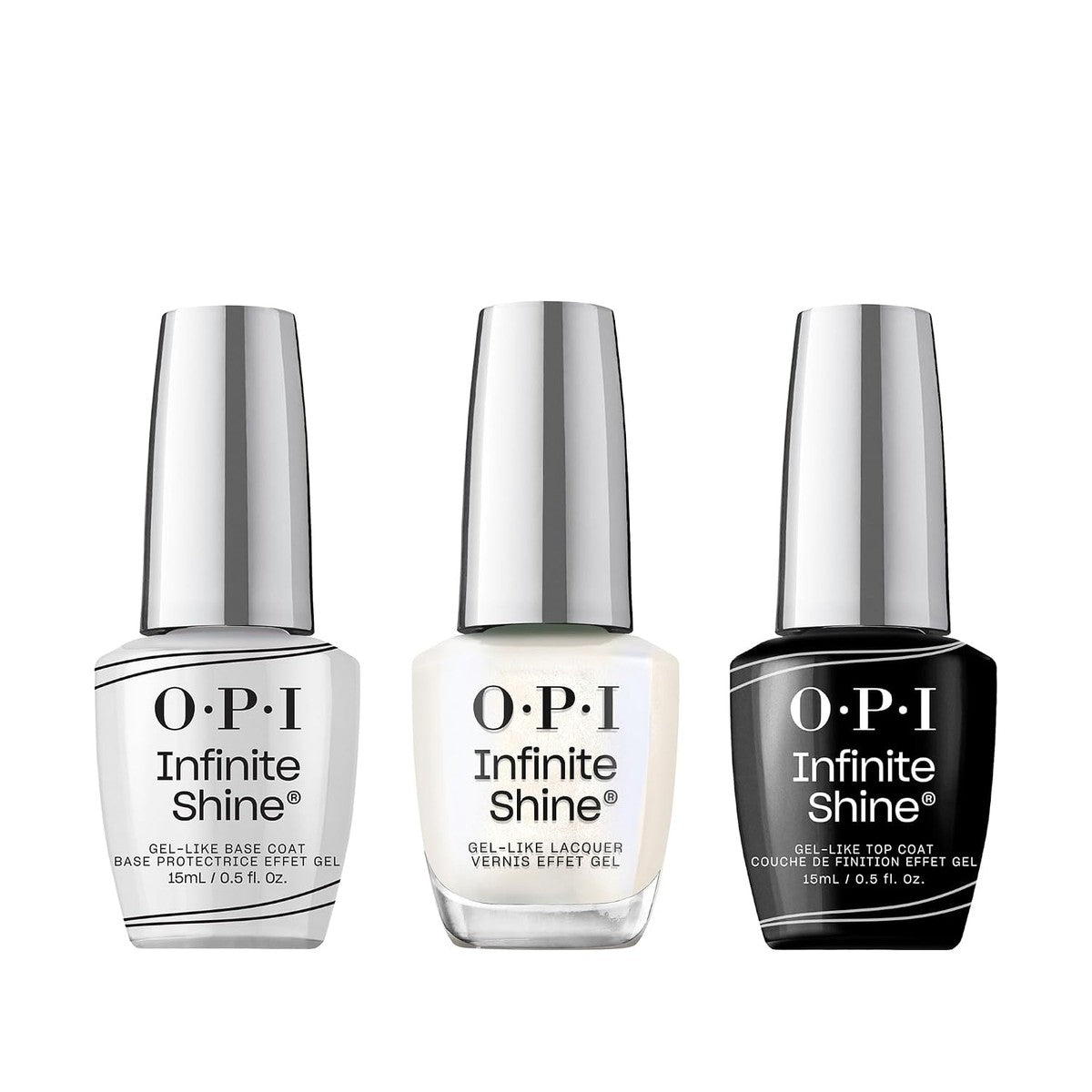 OPI Infinite Shine Set Base Coat + Shimmer Takes All + Top Coat 3 x 15 ml