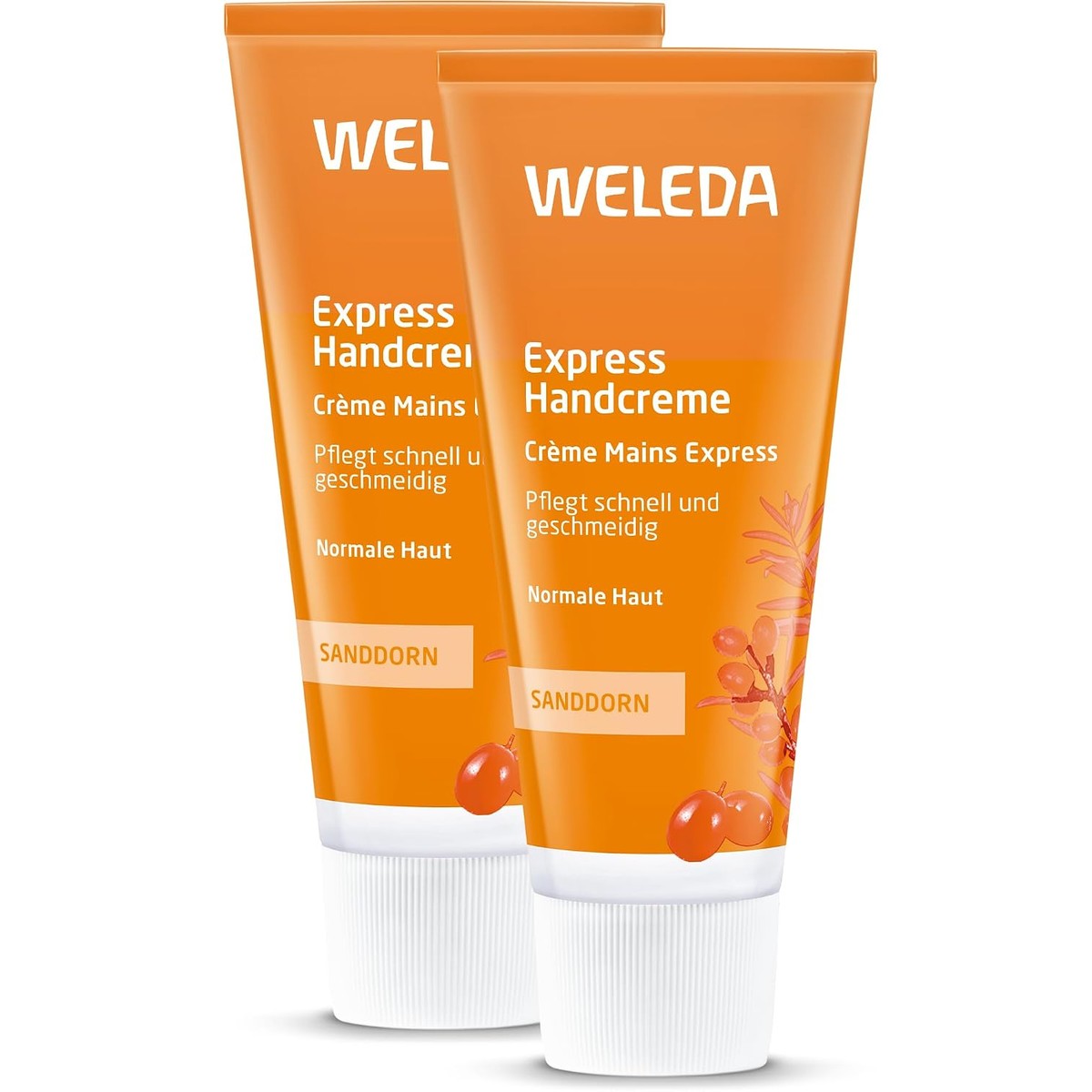 Weleda Bio Express Handcrème Duindoorn 2 stuks