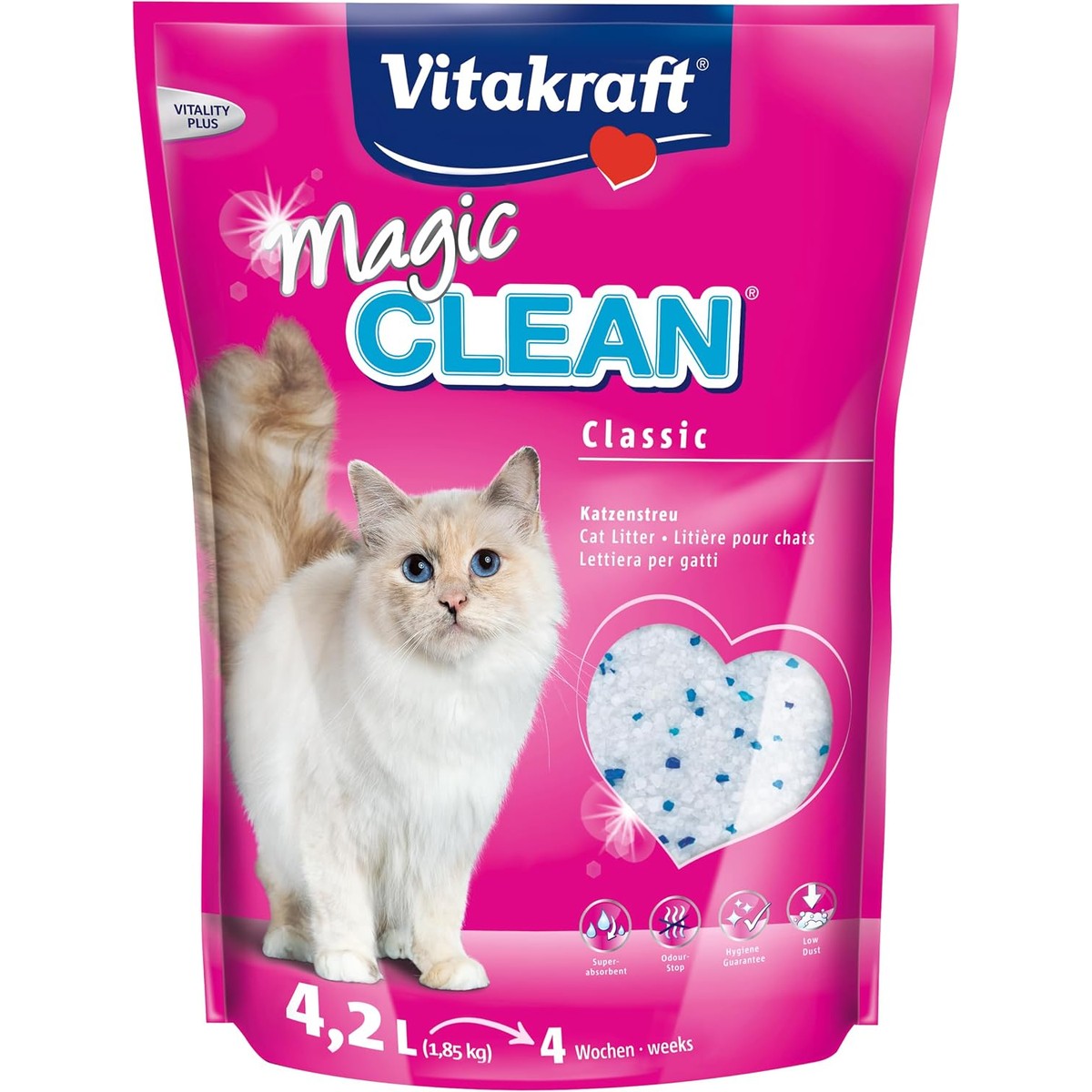 Vitakraft Magic Clean Classic kattenbakvulling 4,2 l