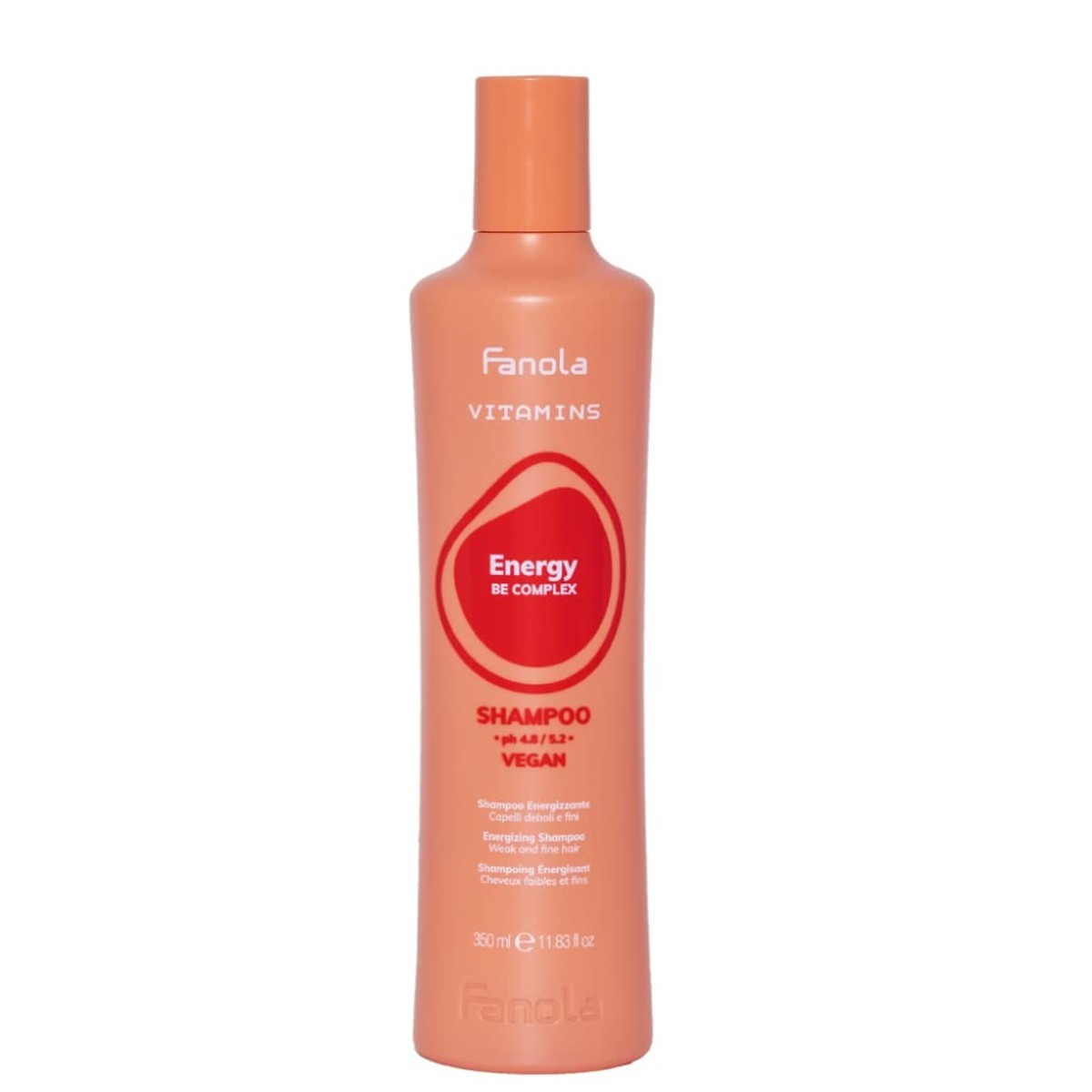 Fanola Vitamins, Shampoo Energizzante, 350 ml – FANOLA