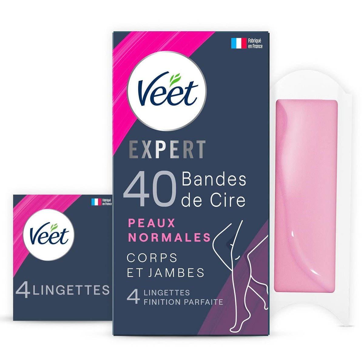 Veet Expert 40 koude wasstrips + 4 doekjes – Veet