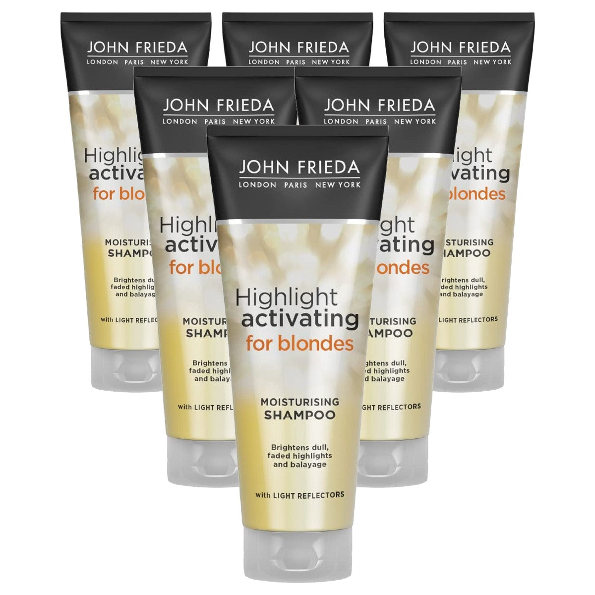 John Frieda Sheer Blonde Highlight Shampoo 250 ml - 6 stuks