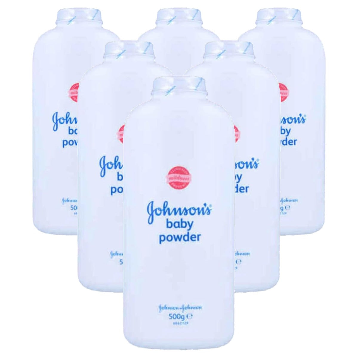 Johnson's Baby Babypoeder 6 x 500 g - Voordeelverpakking