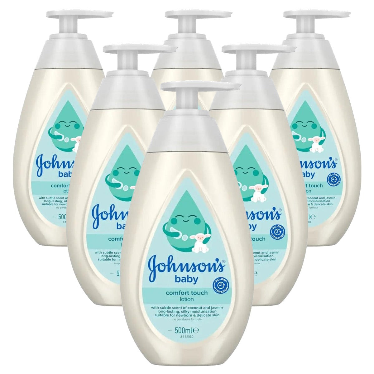 Johnson's Baby CottonTouch Verzorgend bad 6 x 500 ml - Voordeelverpakking