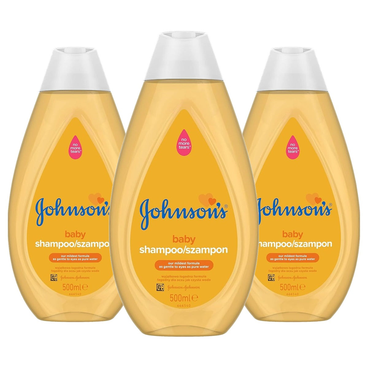 Johnson's Baby Gold Shampoo 3 x 500 ml - Voordeelverpakking