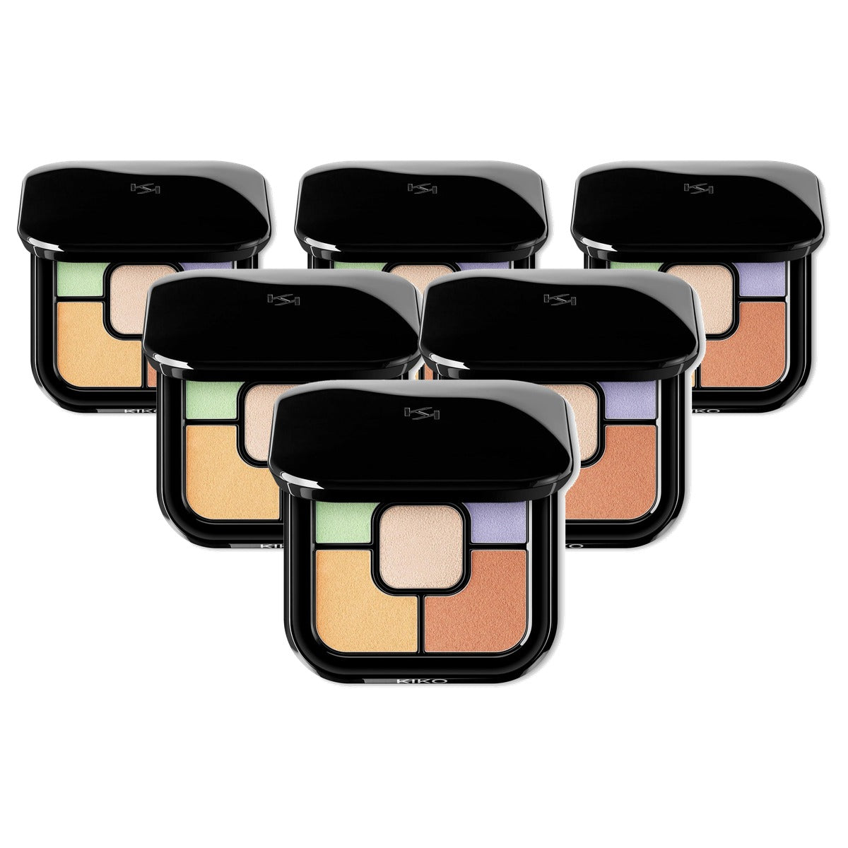 Kiko Milano Colour Correct Concealer-palet met 5 Concealers - 6-pack