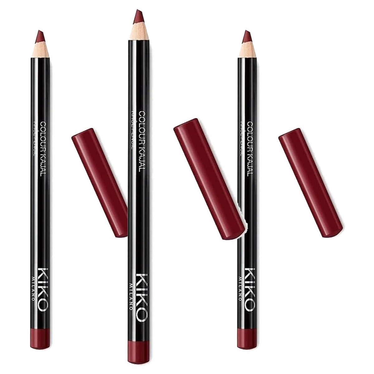 Kiko Milano Colour Kajal Kleur 15 Posh Burgundy - 3-pack