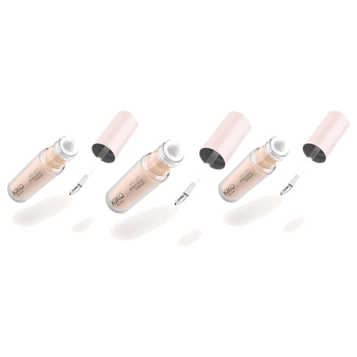 Kiko Milano Skin Lover Intensive Serum Concealer Light Sand - 3-pack
