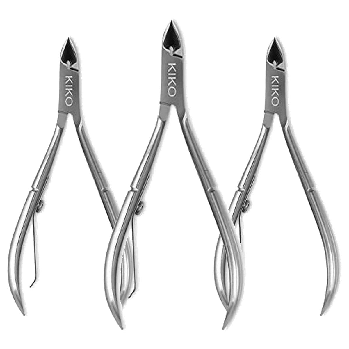 Kiko Milano Cuticle Nipper Nagelriemknipper van Roestvrij Staal - 3-pack