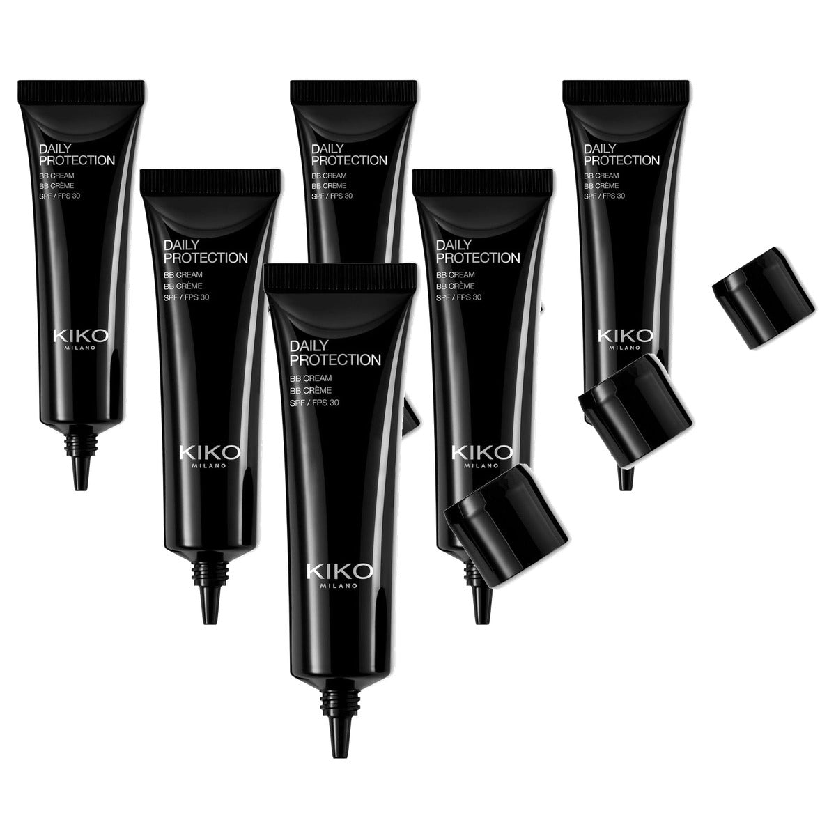 Kiko Milano Daily Protection BB Cream Kleur 04 Warm Almond - 6-pack
