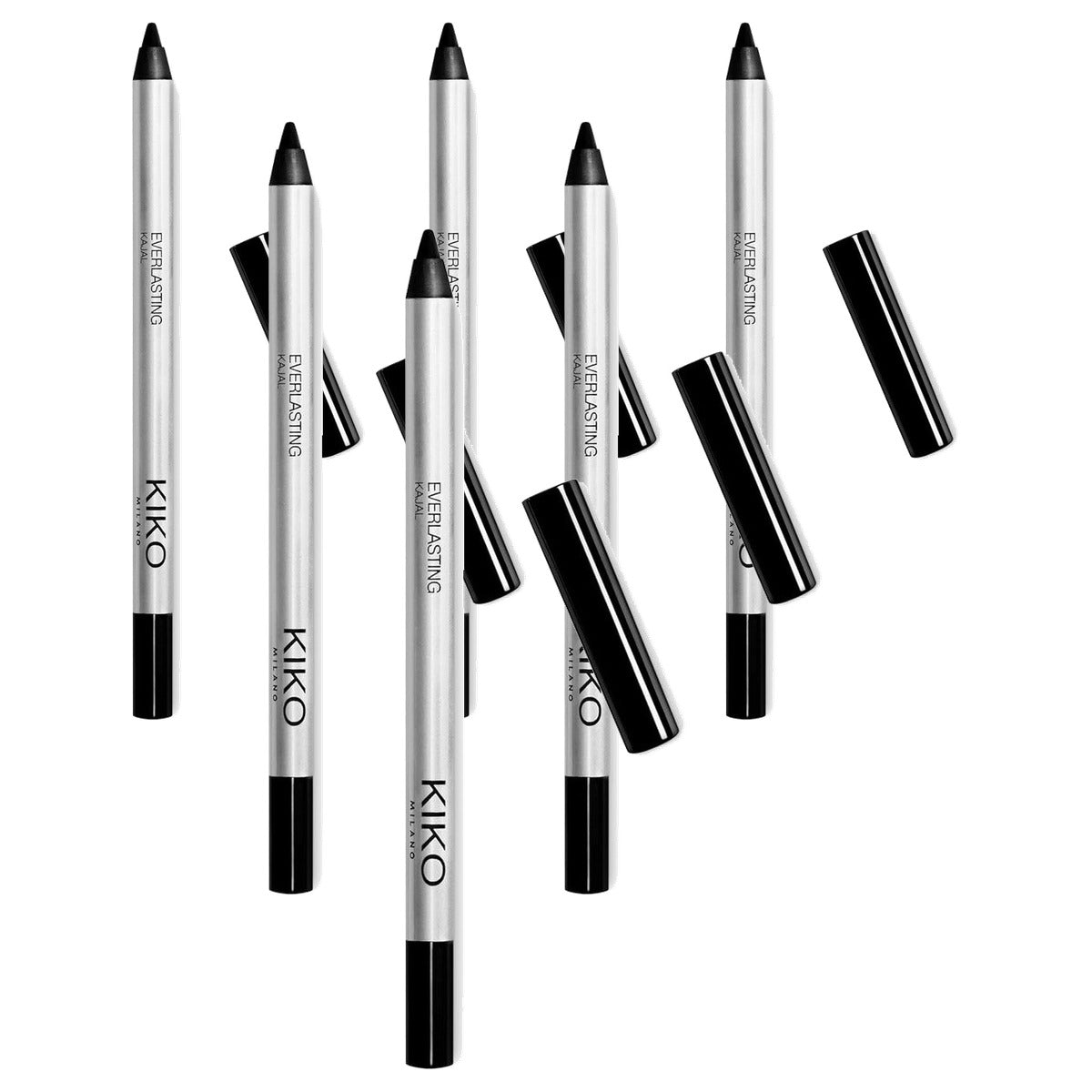Kiko Milano Everlasting Kajal Zwart - 6-pack