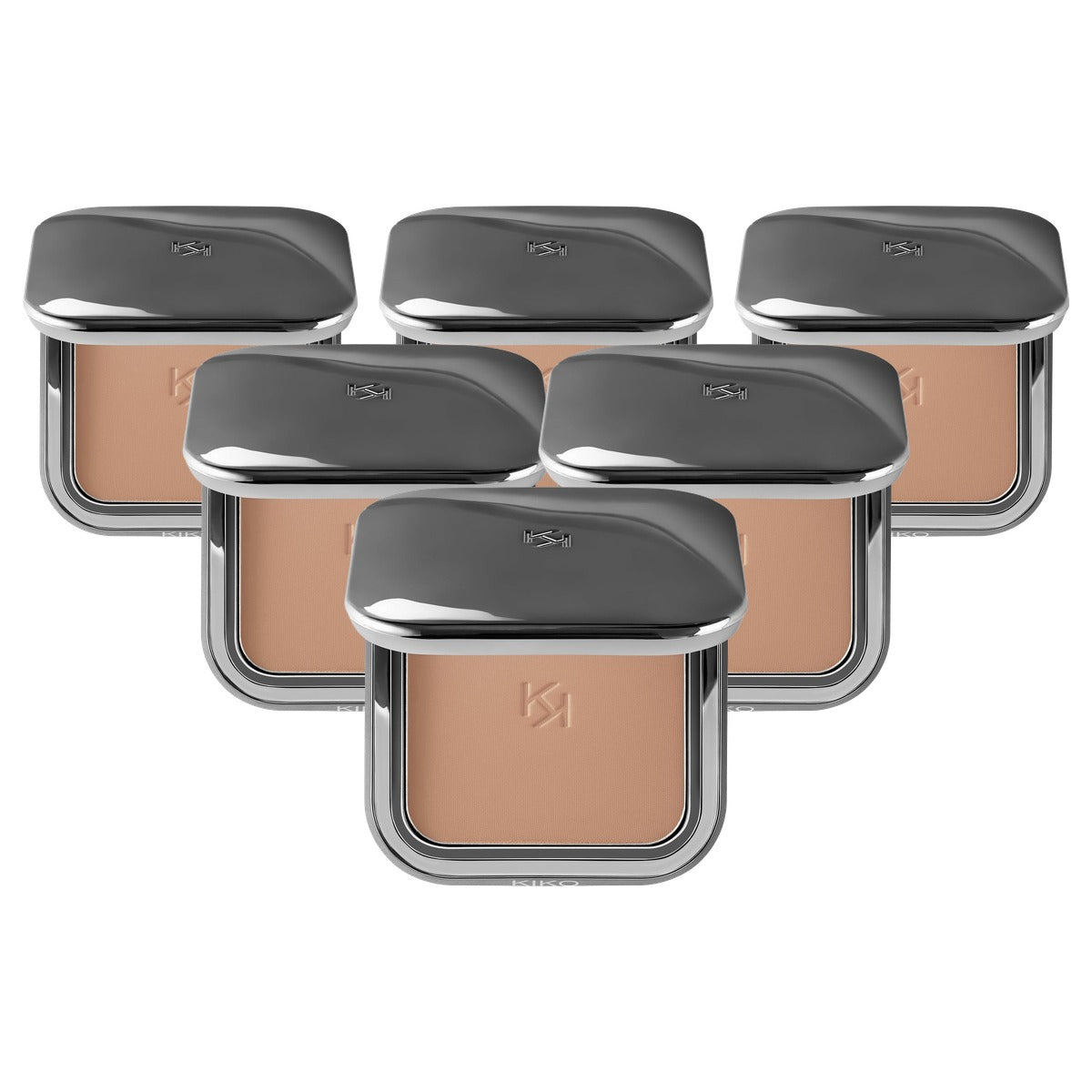 Kiko Milano Flawless Fusion Bronzingpoeder 08 Cold Almond - 6-pack