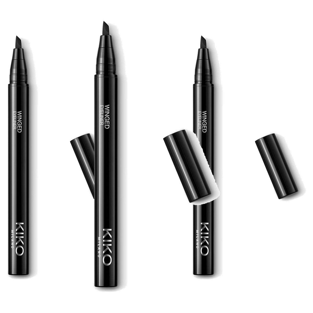 Kiko Milano Gevleugelde Eyeliner Waterdicht - 3-pack
