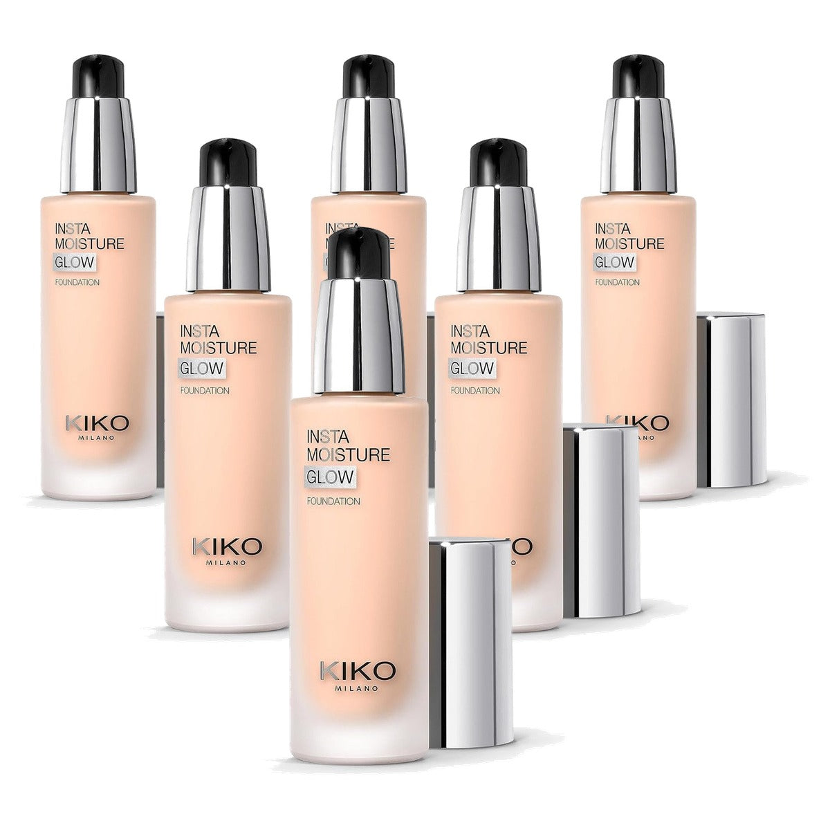 Kiko Milano Instamoisture Glow Foundation 03 - 6-pack