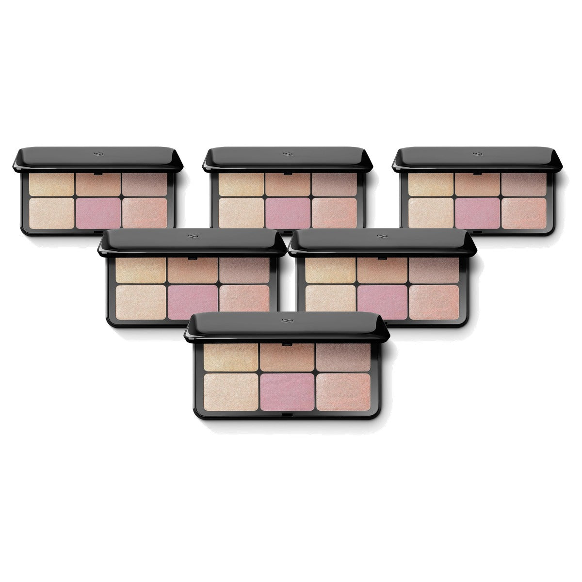 Kiko Milano Irresistible Total Look Face Powder Palette 01 - 6-pack