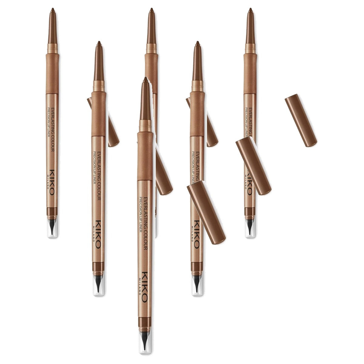 Kiko Milano Everlasting Colour Precision Lipliner 518 Dark Brown - 6-pack