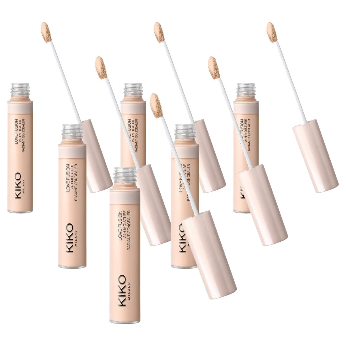 KIKO Milano Love Fusion 24H Moisture Radiant Concealer 5 - 6-pack