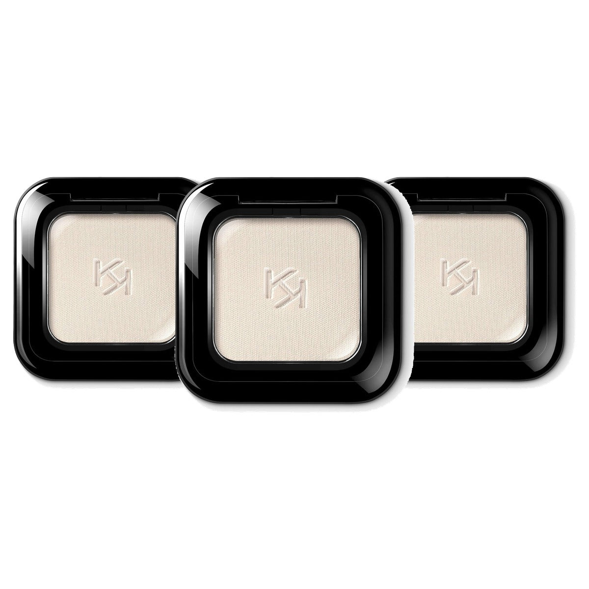 Kiko Milano High Pigment Oogschaduw Kleur 37 Mat Wit - 3-pack