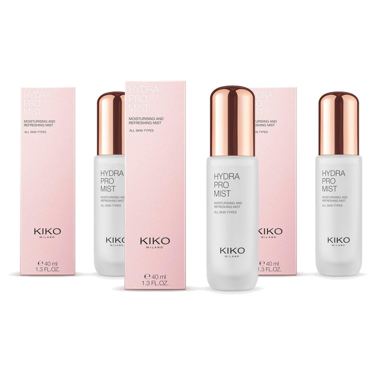 Kiko Milano Hydra Pro Mist Vochtinbrengende Waterspray - 3-pack