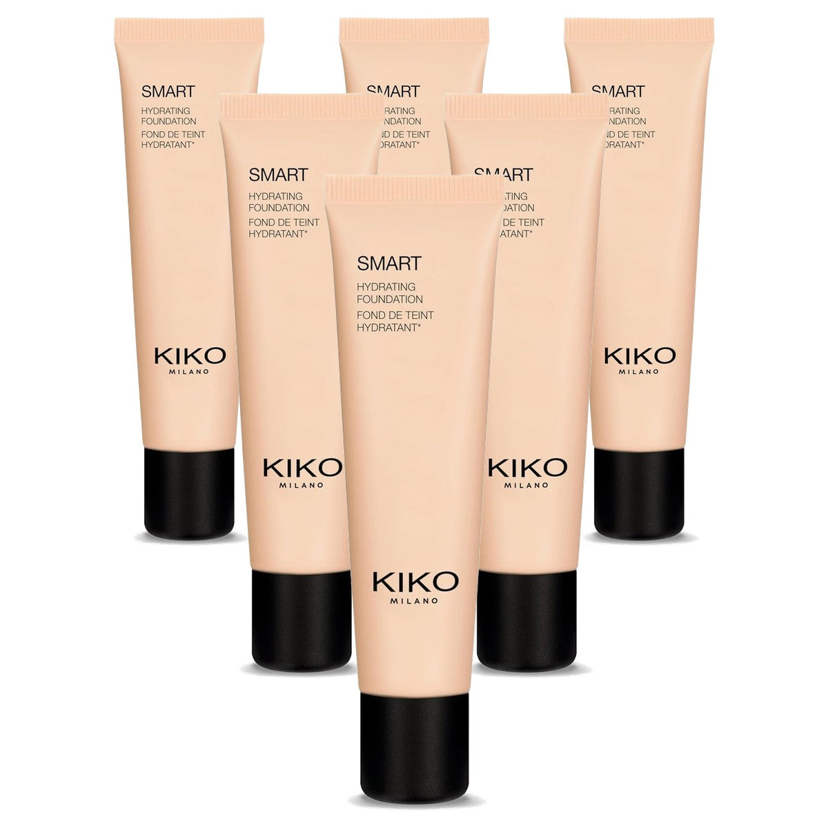 Kiko Milano Smart Hydrating Foundation 09 - WB 30 - 6-pack