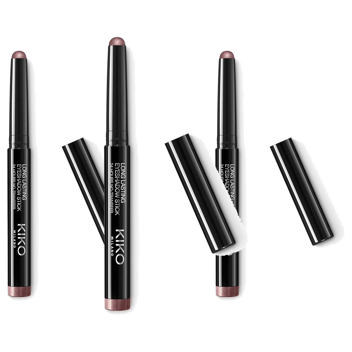 Kiko Milano Langdurige Oogschaduwstick - kleur 14 Rosy Brown - 3-pack