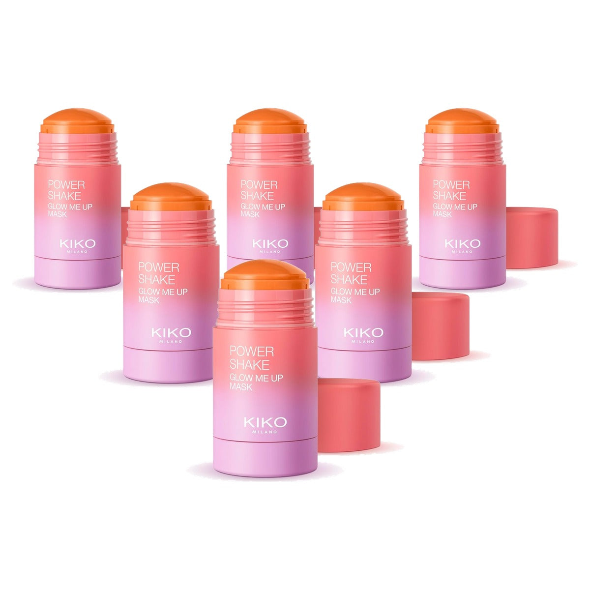Kiko Milano Power Shake Glow Me Up Gezichtsmasker - 6-pack