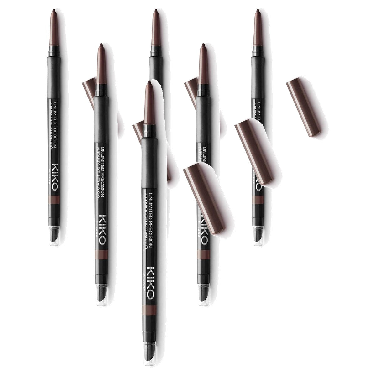 Kiko Milano Unlimited Precision Automatic Eyeliner and Khol Kleur 13 - 6-pack