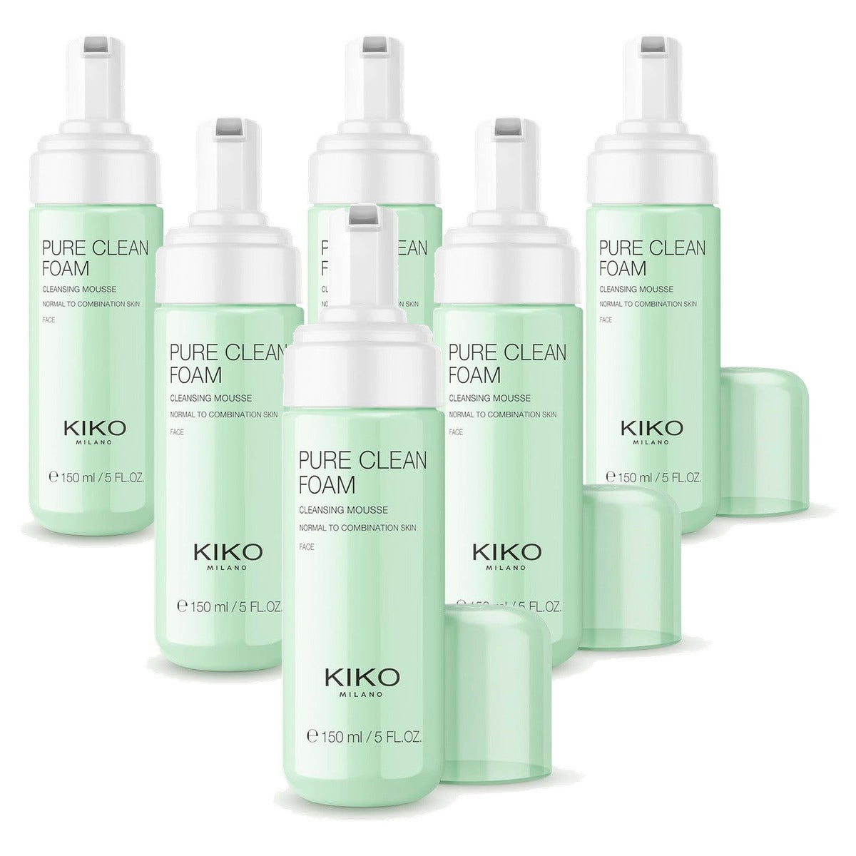 Kiko Milano Pure Clean Reinigingsschuim - 6-pack