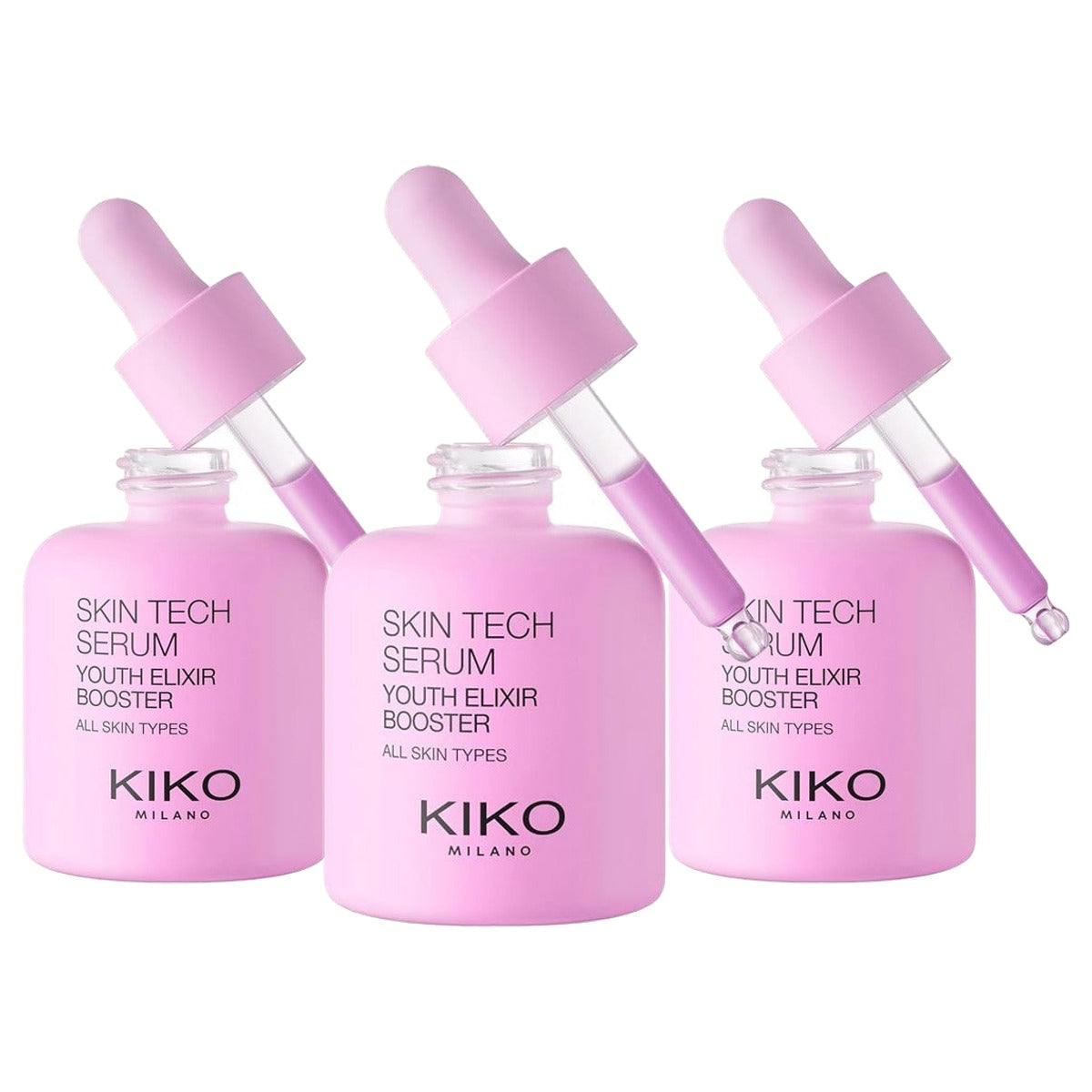 Kiko Milano Skin Tech Youth Elixir Booster Serum - 3-pack