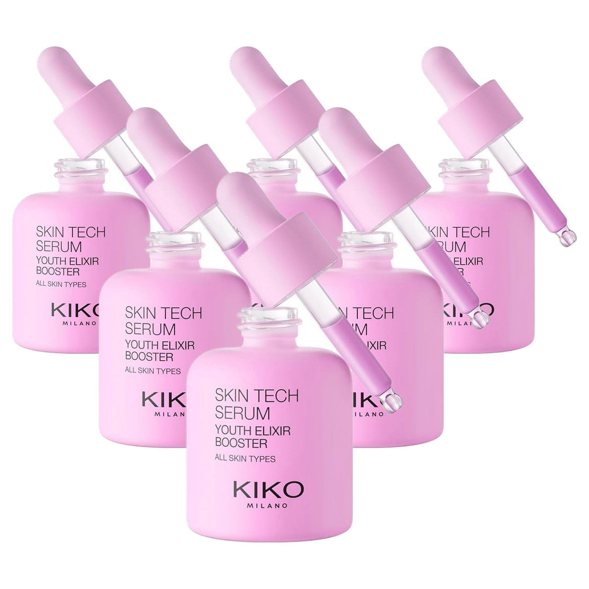 Kiko Milano Skin Tech Youth Elixir Booster Serum - 6-pack