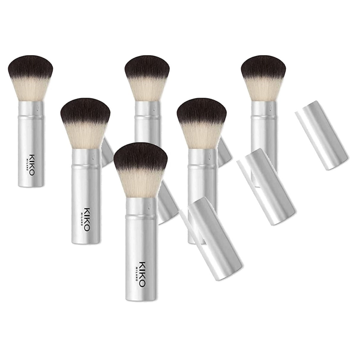 Kiko Milano Smart Allover Powder Brush 104 Intrekbare Kwast - 6-pack