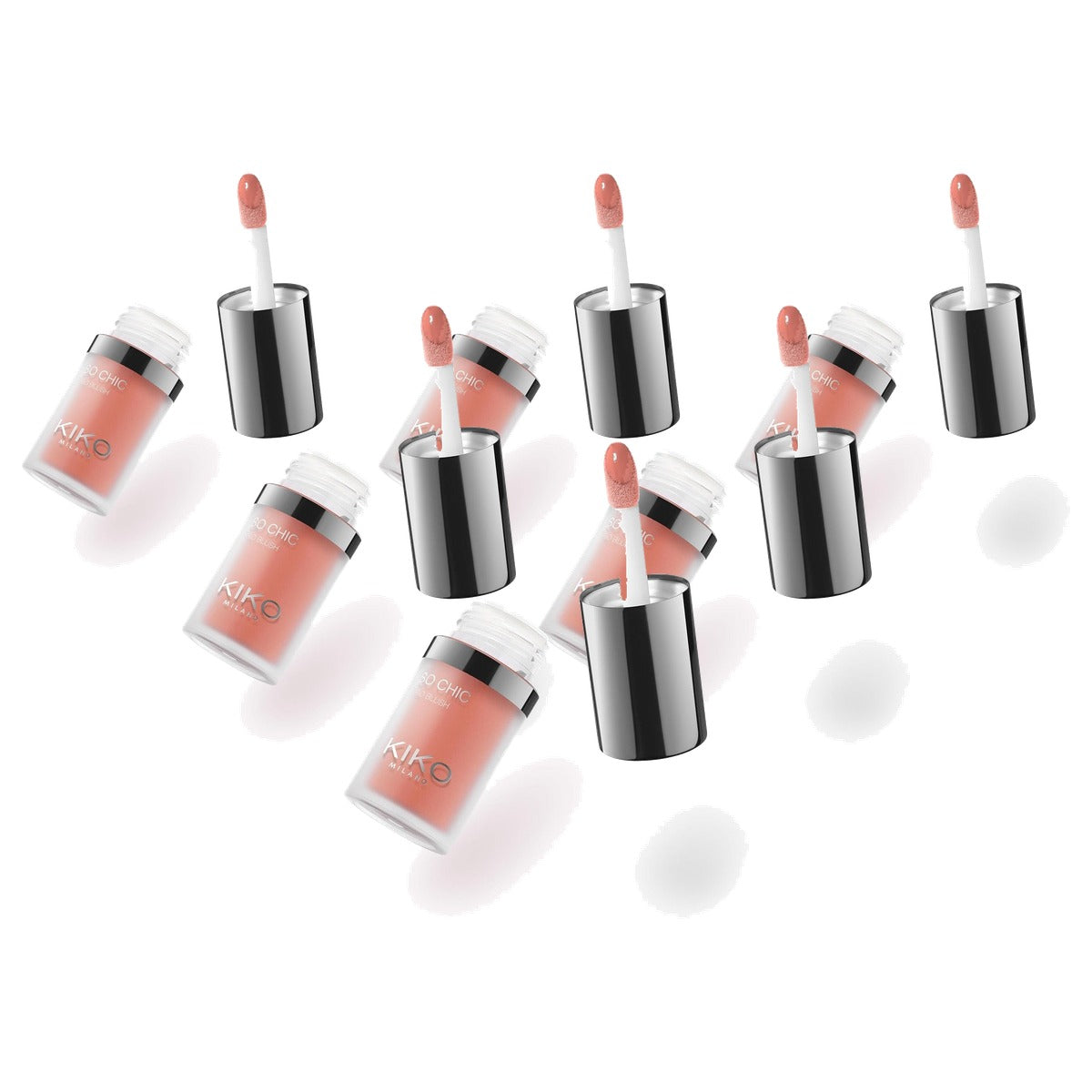 Kiko Milano So Chic Trio Blush - Kleur 02 Velvet Peach - 6-pack