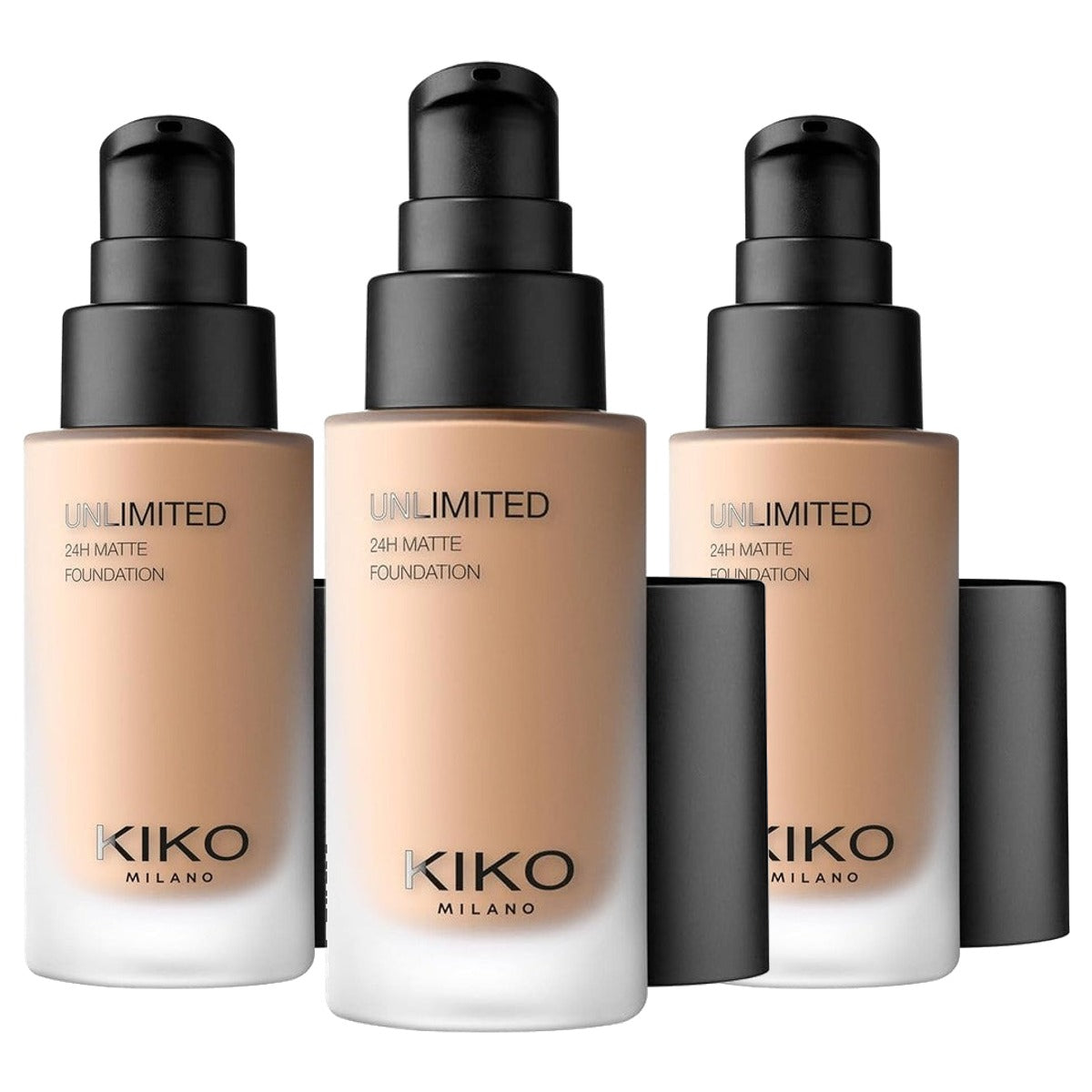 Kiko Milano Unlimited 24H Matte Foundation 6 NG - 3-pack