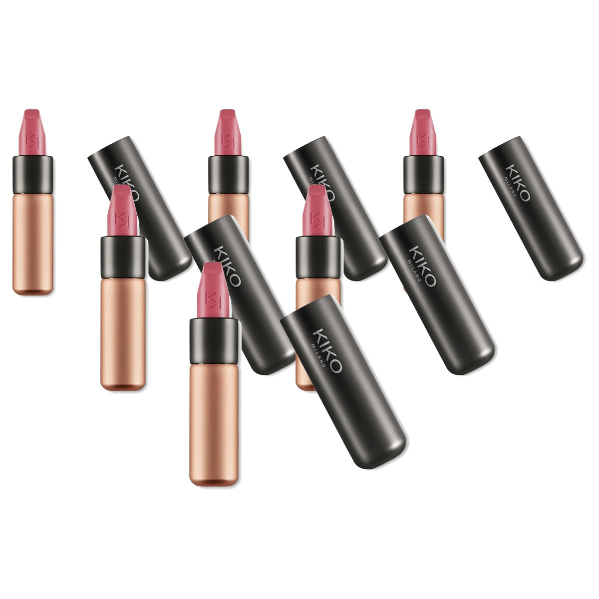 Kiko Milano Velvet Passion Matte Lipstick Kleur 315 Mauve - 6-pack