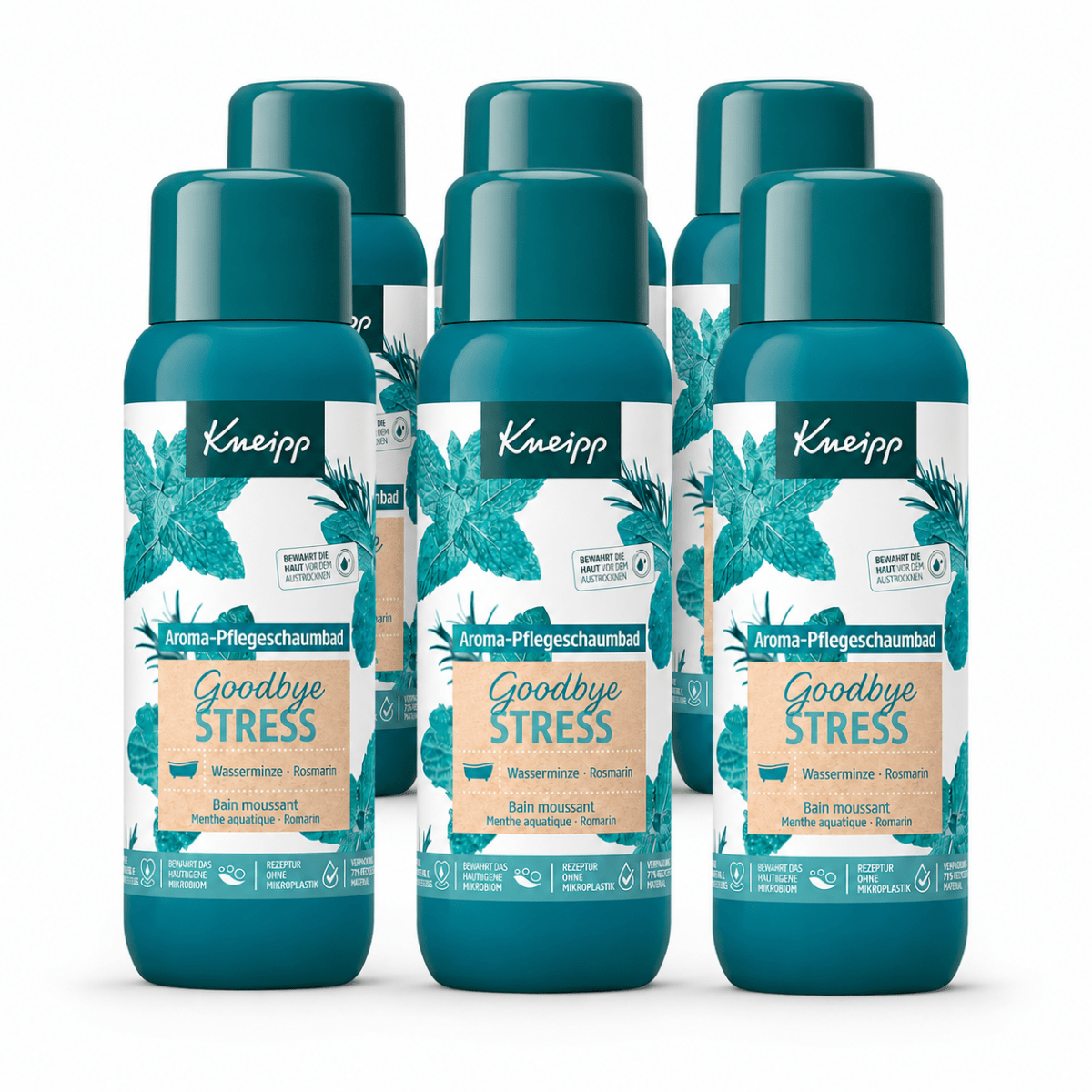 Kneipp Badschuim Goodbye Stress – 6x400 ml door Kneipp nu bij Huishoudvoordeel